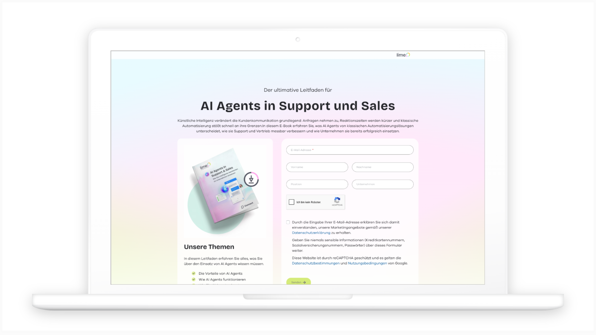 AI Agents in Support und Sales - Lime Connect