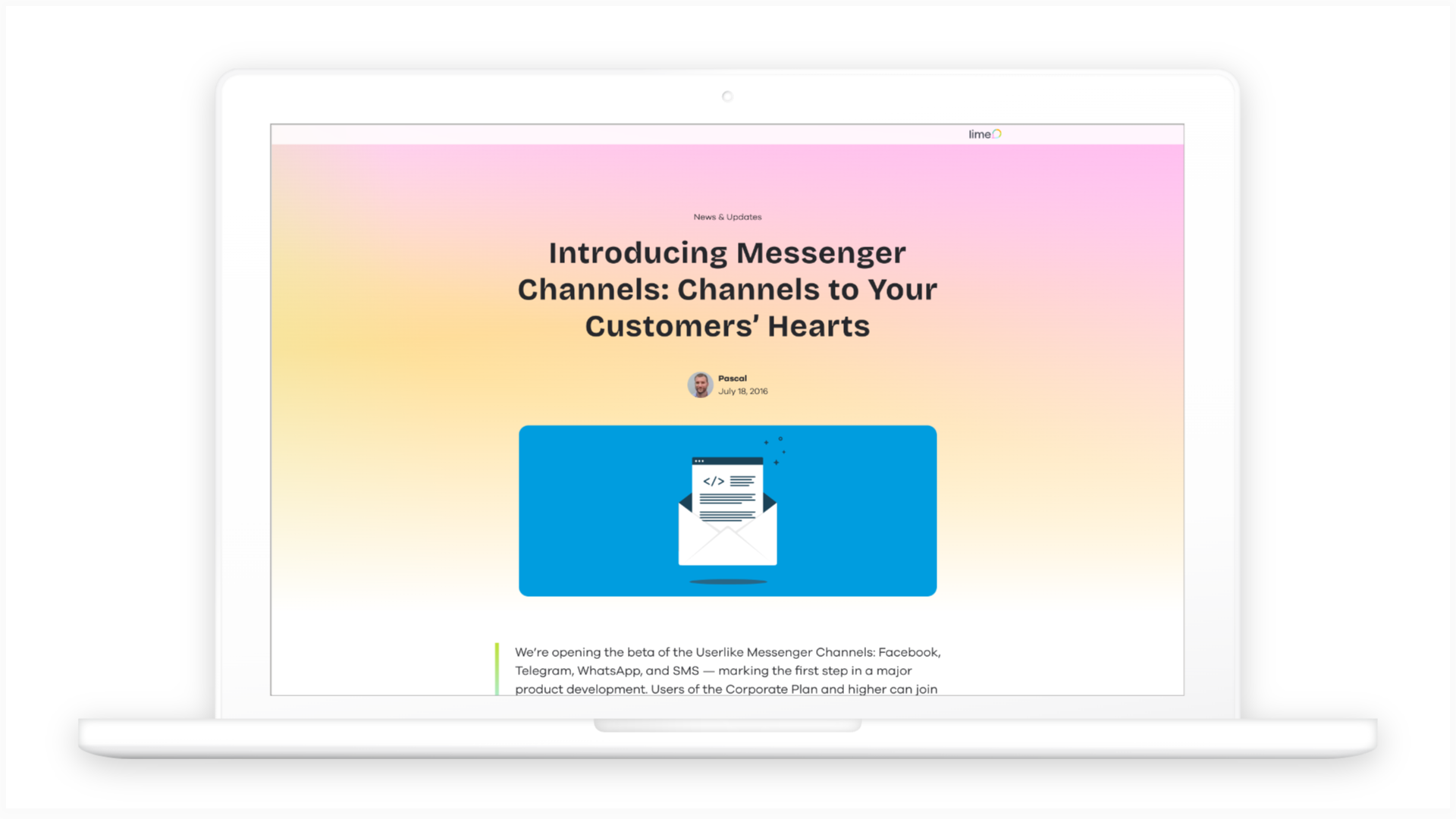 Introducing Messenger Channels - Lime Connect