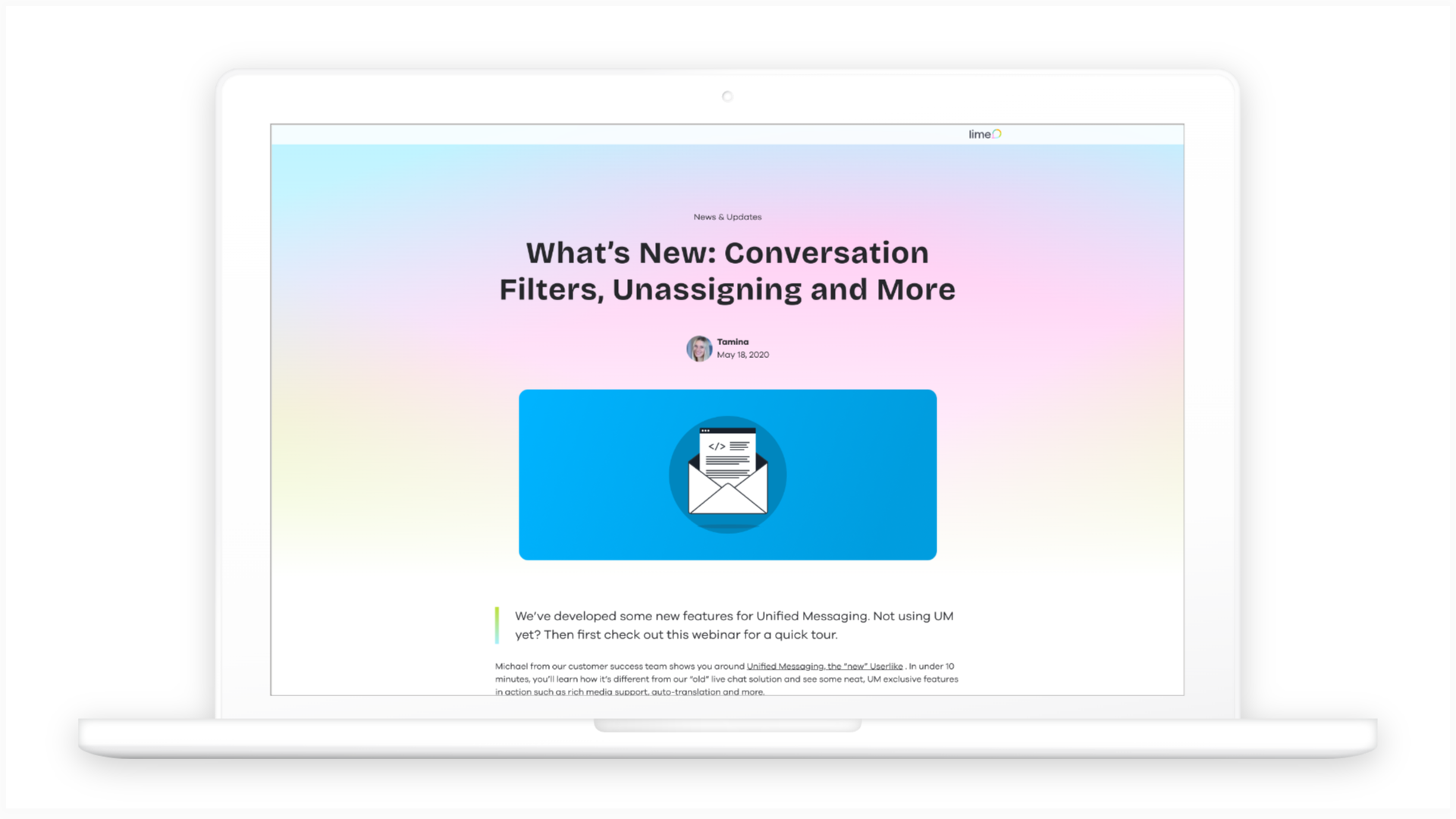 What's new: Conversation filters and more - Lime Connect