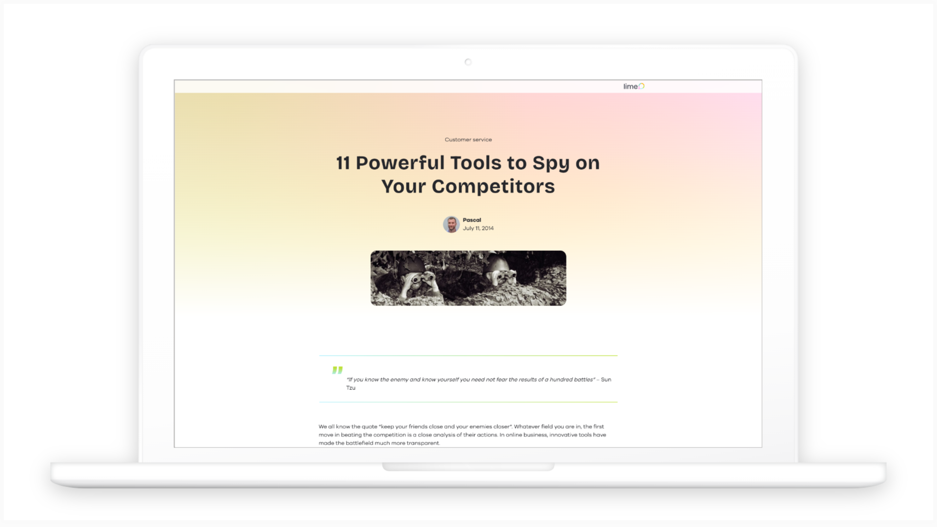 11 powerful tools to use on your competitors - Lime Connect