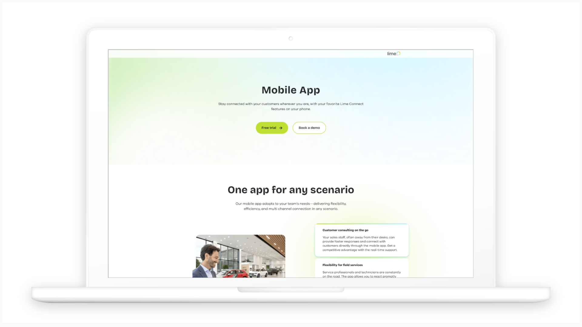 Mobile customer communication with Lime Connect (ex Userlike)
