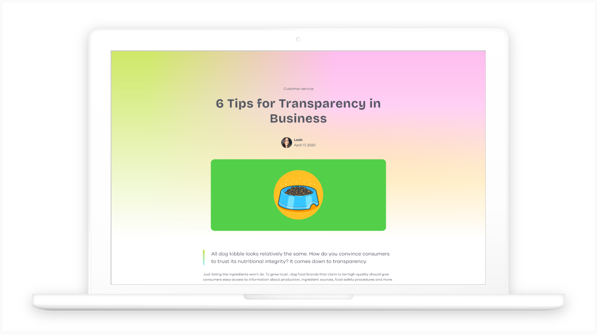 Transparency in business, 6 tips - Lime Connect