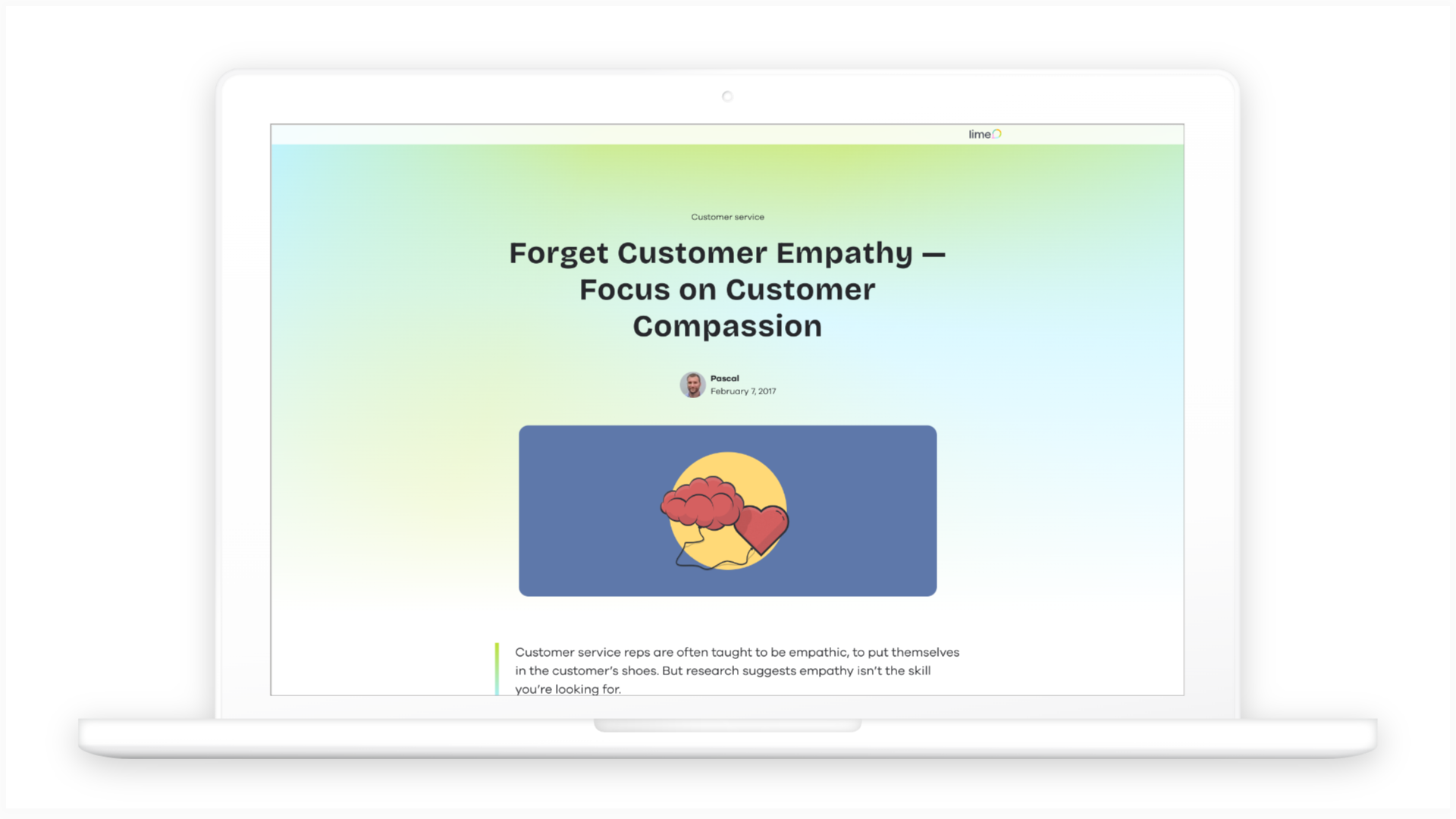 Why having compassion for customers are important - Lime Connect