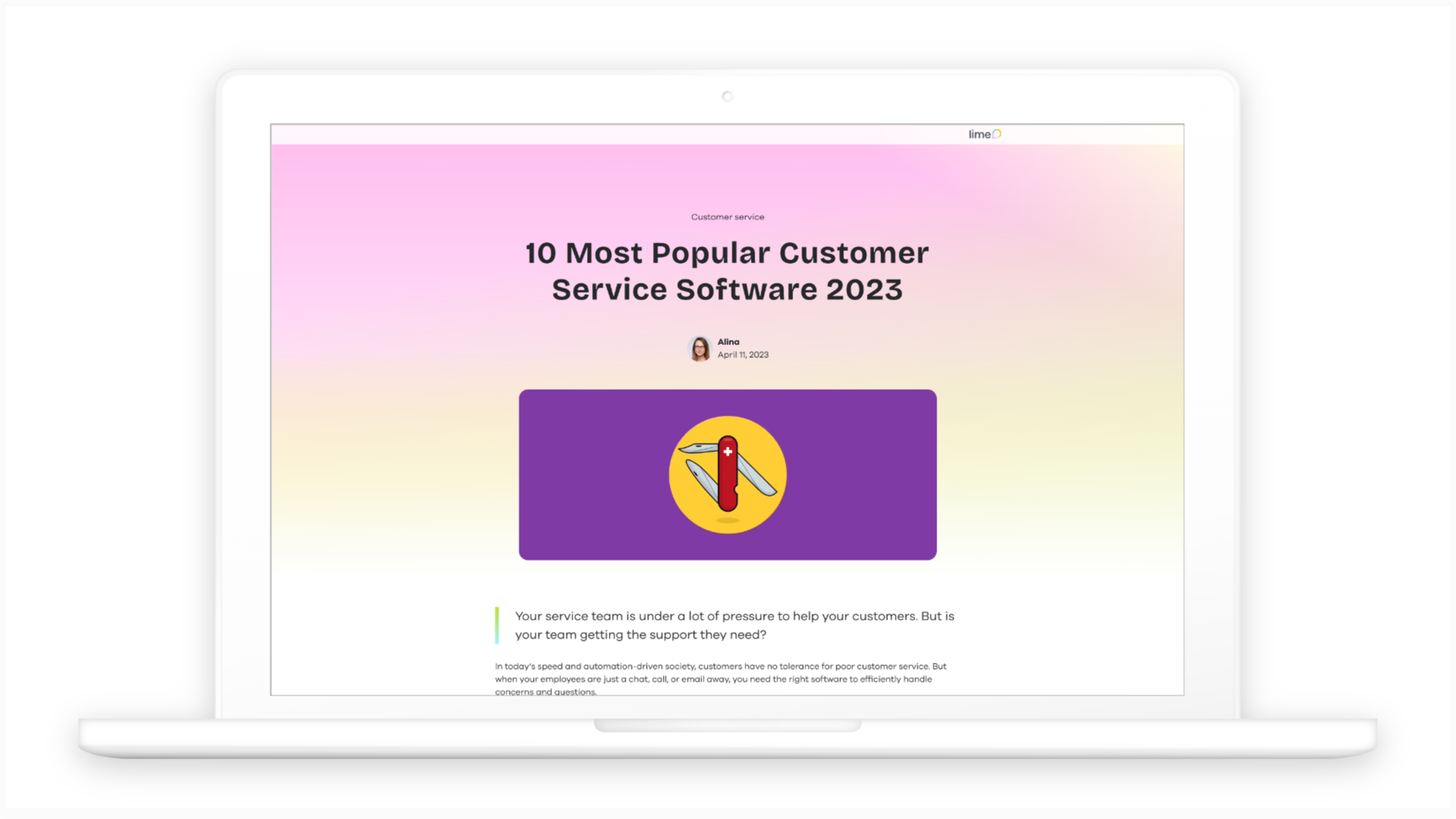 The ten most popular customer service software in 2023 - Lime Connect