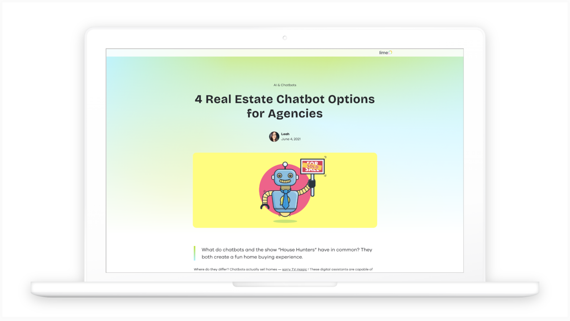 The 4 best real estate chatbot options - Lime Connect